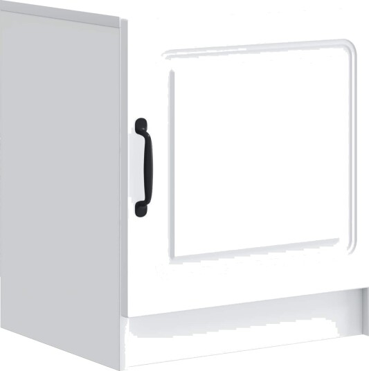 Nattbordskap Hvit 43 x 34,5 x 47 cm Konstruert tre