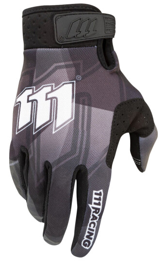 111Racing Crosshansker  111 RA Svart-Hvit