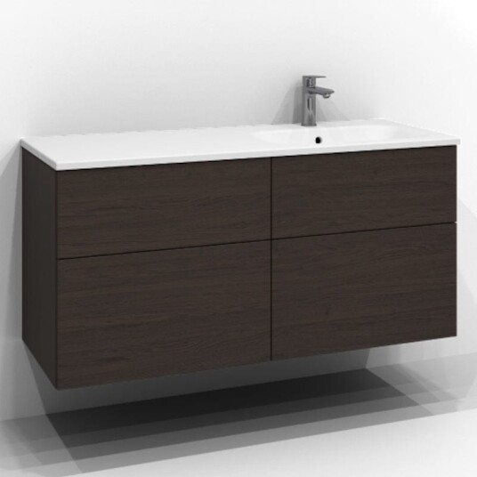 Svedbergs Poem Plan Servantskap D45 med 4 Skuffer Brun ask / 120cm Push Open SV-34512154-P Svedbergs Poem Plan Servantskap D45 med 4 Skuffer Brun ask / 120cm Push Open SV-34512154-P
