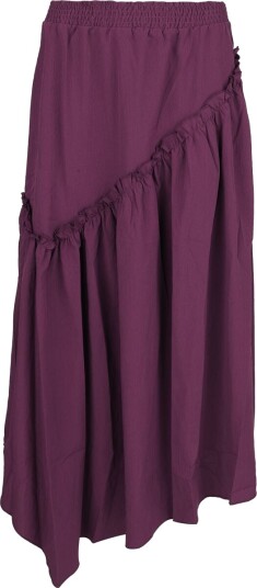 Killstar Goth Middellangt skjørt Withered Garden Wild Petal Maxi skjørt XS til 4XL Damer lilla