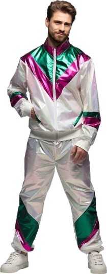 Holografisk Grilldress/Joggedress til Herre Small
