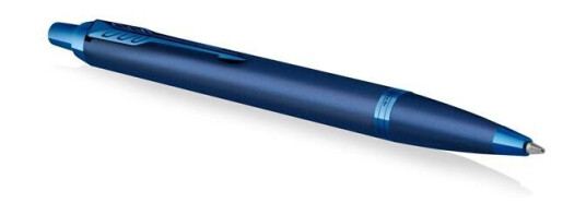 Parker IM Monochrome Ballpoint Pen | Blue Finish and Trims | Medium Point with Blue Ink | Gift Box Parker IM Monochrome Ballpoint Pen | Blue Finish and Trims | Medium Point with Blue Ink | Gift Box