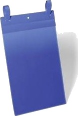 Lagerlomme Durable Med Strop A4 Højformat 210X297 Mm Blå   50 Stk.