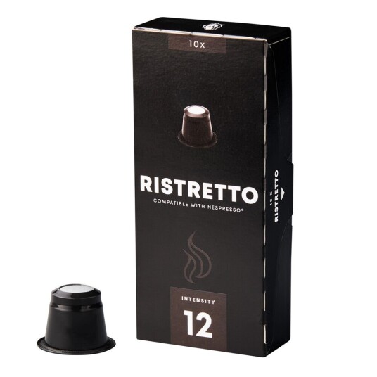 Nespresso Kaffekapslen Ristretto til Nespresso. 10 kapsler