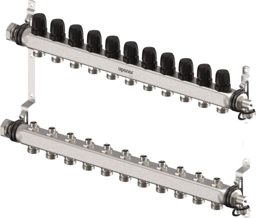 Uponor Vario S Fordelersett 11 Kretser LS 11x3/4" Euro 1140872