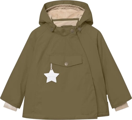 MINI A TURE Matwang Fleece Lined Winter Jacket. Grs KALAMATA GREEN 80