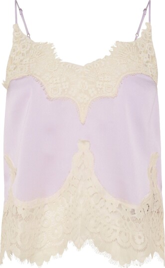 Stella Nova Delicate Lace Top Purple 40 Stella Nova Delicate Lace Top Purple 40