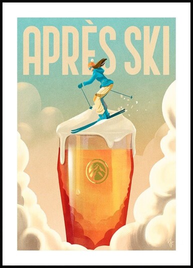 Apres Ski Plakat Plakat / 100x150cm