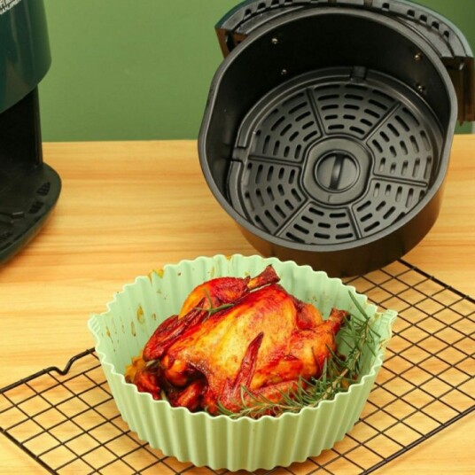 Airfryer Silikonform Rund