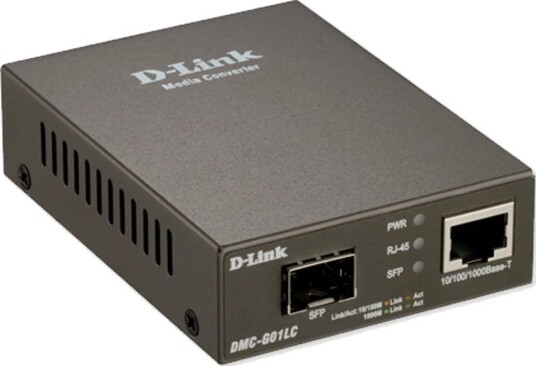 D-Link DMC-G01LC mediekonverter 1000 Mbit/s SFP Gigabit