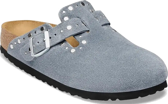 Birkenstock Boston Rivet Leve Stone Blue Blue 39