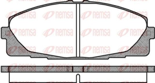 Bremseklosser REMSA 1325.00 Bremseklosser REMSA 1325.00