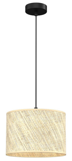 Euluna Hengelampe Jovin med 1 rottingskjerm Ø 25cm Euluna Hengelampe Jovin med 1 rottingskjerm Ø 25cm