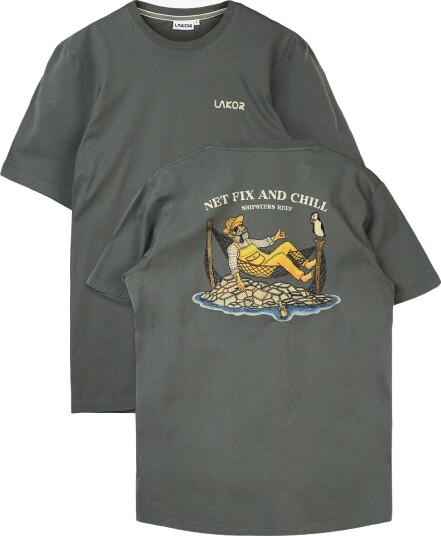 Lakor Shipsters Reef T-shirt Grå L