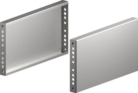 Rittal Vx Sokkel Front 1=2Vx 8660081 Side H:200 Mm T:500 Mm Rustfritt Stål 8660081 8660081