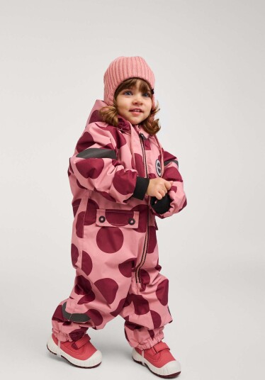Reima Kids" Waterproof Overall Marte Mid Rose Blush Aop 98