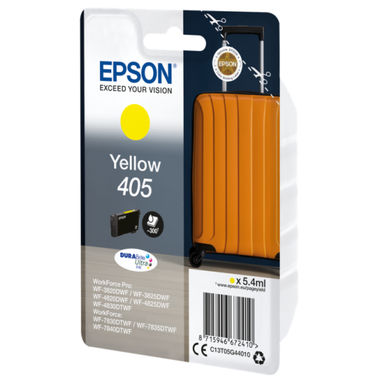 Epson 405 - yellow - original - ink cartridge - Blekkpatron Yellow Epson 405 - yellow - original - ink cartridge - Blekkpatron Yellow