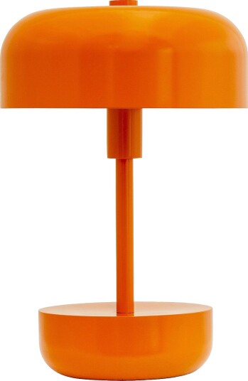 Dyberg Larsen Bordlampe Haipot oppladbar Orange Bordlamper