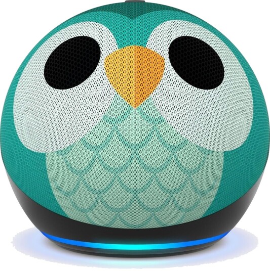 Amazon Echo Dot Kids Ugle Smarthøyttaler (5. Gen.) med Wi-Fi og Bluetooth
