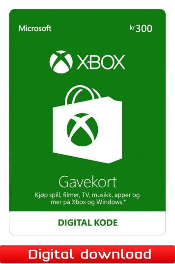 Xbox Live gavekort 300 NOK