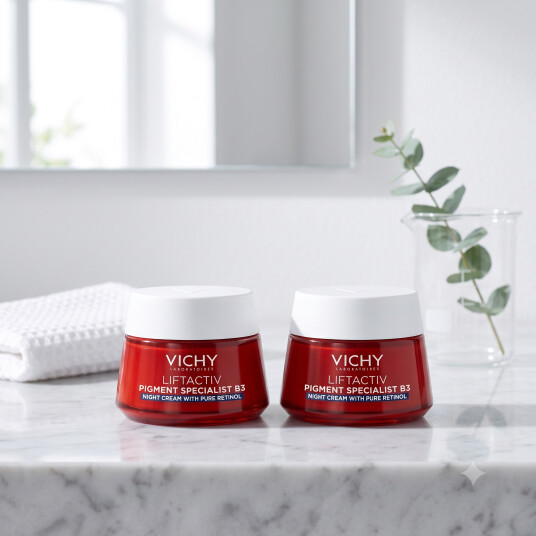 Vichy Liftactiv Collagen B3 Night Cream 50 ml 2 stykker Vichy Liftactiv Collagen B3 Night Cream 50 ml 2 stykker