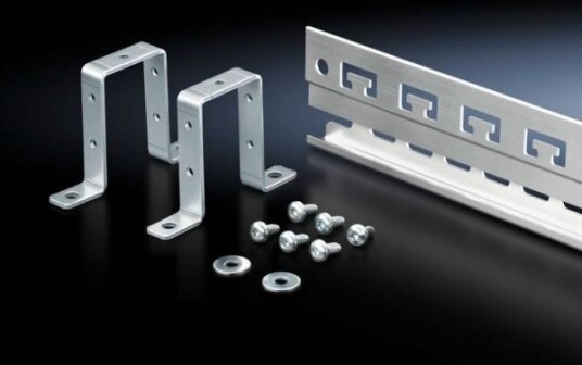 Rittal 2388.125 Rackskinnesett Grå Aluminium 1153 Mm 1.02 Kg 1 Stykker 2388125