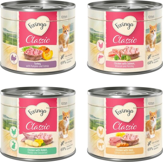 Feringa Meny Kitten Blandet Pakke 2 24 X 200 G