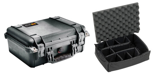 Peli™ 1450 Protector Case m/skillevegger Innv. mål: 376x263x152 mm
