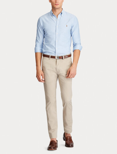 Polo Ralph Lauren Stretch Slim Fit Washed Chino Pant Beige 31 x 32 Polo Ralph Lauren Stretch Slim Fit Washed Chino Pant Beige 31 x 32