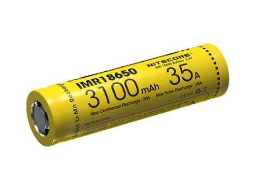 Nitecore Batteri 18650 3100 mAh imr Nitecore Batteri 18650 3100 mAh imr