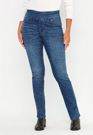Cellbes of Sweden Stretchy jeggings med rhinestone-detaljer Elin Female