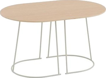 Muuto Airy Salongbord Liten Lakkert Eik/ Off White