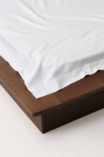 Zack SATIN laken økologisk Hvit 180X260