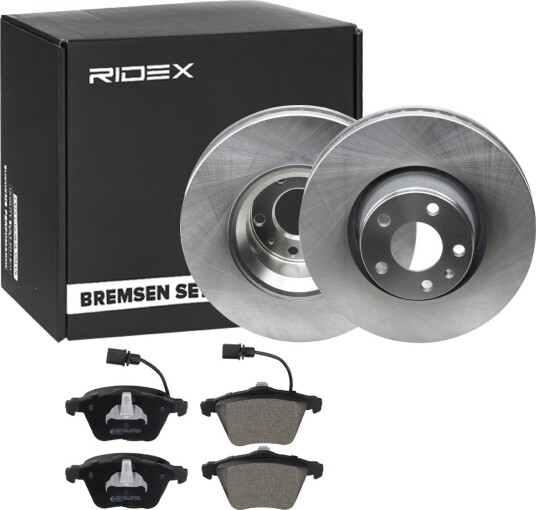 Bremseskiver og -klosser RIDEX 3405B0351