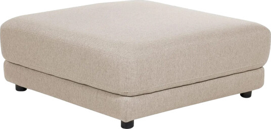 Fotpall Sigtuna Beige/svart - Beige/svart