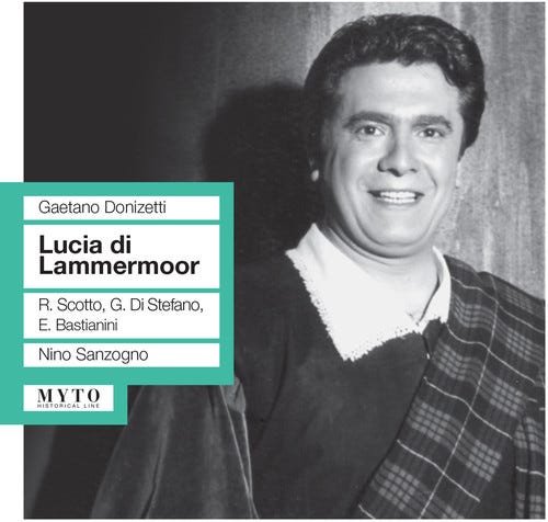 Nino Sanzogno  Lucia Di Lammermoor  CD
