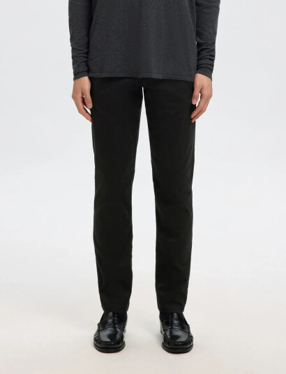 Selected Slm175 Slim New Miles Flex Pant Noos   Black   29 x 32