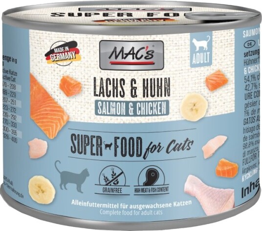 Mac´S Cat Laks & Kylling 12 X 200 G Mac´S Cat Laks & Kylling 12 X 200 G