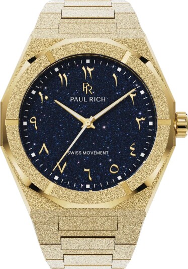 Paul Rich Frosted Star Dust Arabic Edition PR20026 - Herre - 45 mm - Analog - Kvarts urverk - Safirglass Paul Rich Frosted Star Dust Arabic Edition PR20026 - Herre - 45 mm - Analog - Kvarts urverk - Safirglass