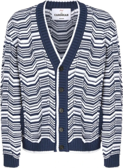 Missoni Herre Strikkevarer Blå XL, Missoni Herre Strikkevarer Blå XL,
