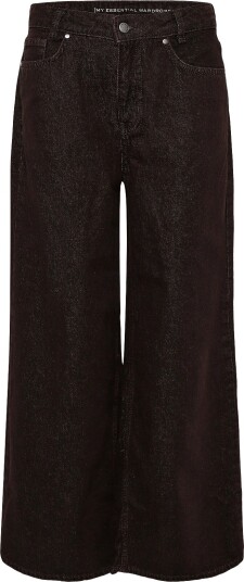 My Essential Wardrobe Jeans Wide Mwava 188   DARK BROWN WASH   33 x 32