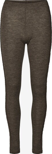 Rethinkit Studios Merino Wool Leggings Haze   DARK BROWN MELANGE   S