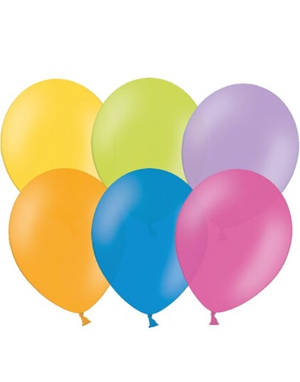 10 stk 27 cm Ballonger i Assorterte Farger