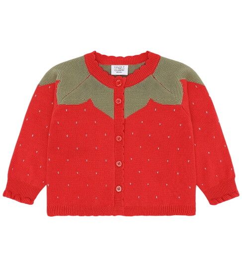 Hust And Claire Genser Strikket HCCilja Strawberry Poppi 62 Genser Rød