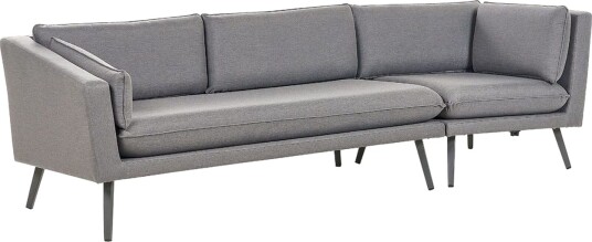 Soffa Beliani Loretello Beige/grå Högervänd Grey Right faced