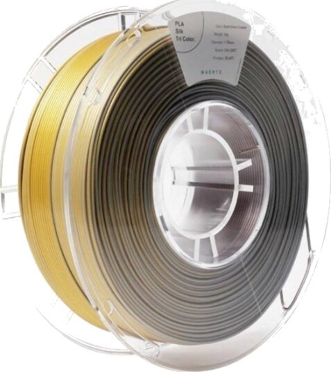 Maertz PLA Silk Filament 1.75 mm 1000 g Gull/Sølv/Kobber PMMA-1022-004
