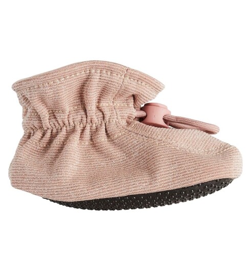 Melton Barnetøfler   Polyester stoff/Silke   Rosa m. Glitter   Melton   26/27   Barnetøfler   26 27
