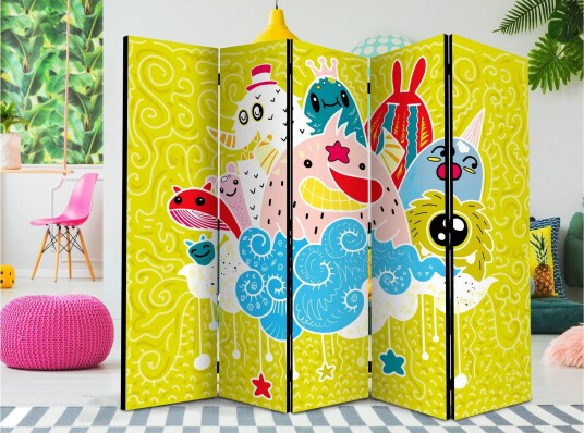 Romdeler Happy Creatures II 222x517 cm - Artgeist sp. z o. o.