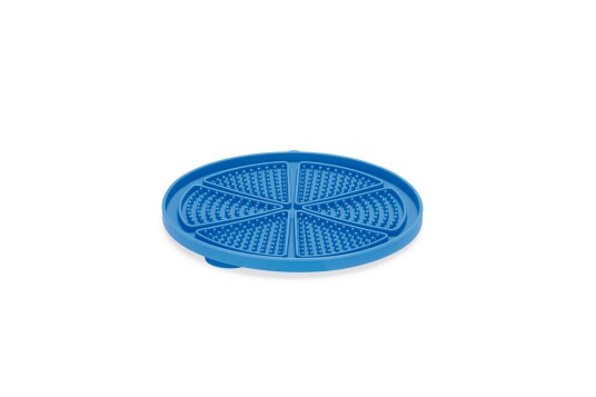 Slikkematte Pizza Blå 18Cm