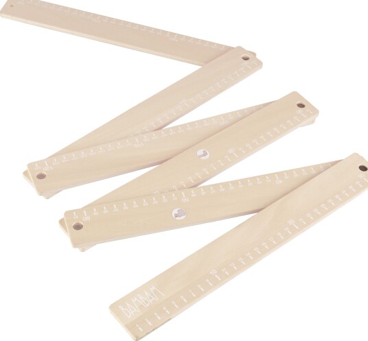 Bambam Sammenleggbar Målestokk "See How I Grow" Eco-Friendly